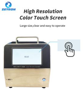Wholesale Zetron B110 Best Selling Laser Particle Counter 0.1 Micro Meter Size 28.3L Flow For AR Glass, Room Cleaning &amp; Pharmaceut from china suppliers