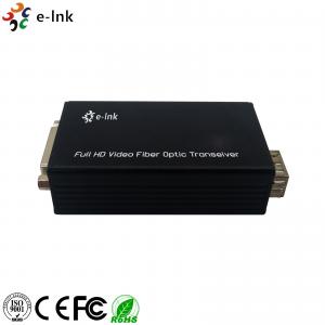 Wholesale Mini DVI Fiber Optic Extender with external stereo audio from china suppliers