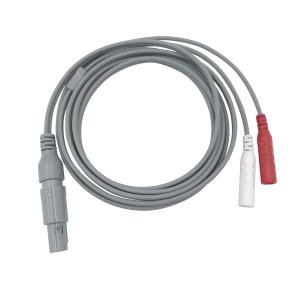 Wholesale TPU Rubber Silicone Medical Cable Assembly With Two Lead Wires from china suppliers