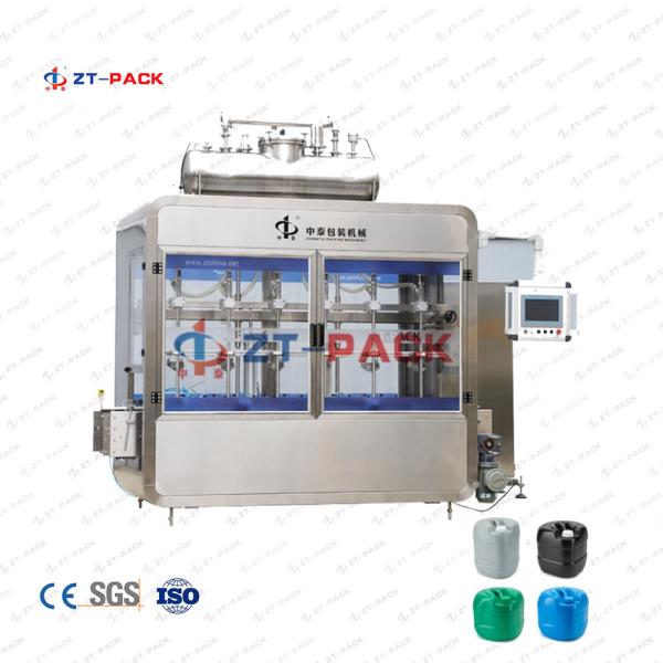 Automatic Oil Filling Machine 5-30Kg For Barrel Gallons Chemical Liquid Packing