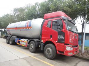 Wholesale FAW 8*4 35.5 CBM LPG tank truck for delivery dimethylmethanefor sale, hot sale best price FAW brand proapne gas truck from china suppliers