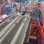 380kg/H UPVC Profile Extrusion Machine 80/156 PVC Window Profile Extrusion Line