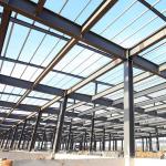 Industrial Strong Metal Frame Storage Buildings , Durable Steel Building Weather