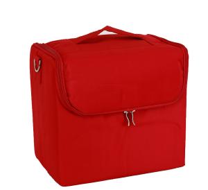 Wholesale Professional Beauty Bag With Zipper Makeup Train Case With Shoulder Strap from china suppliers