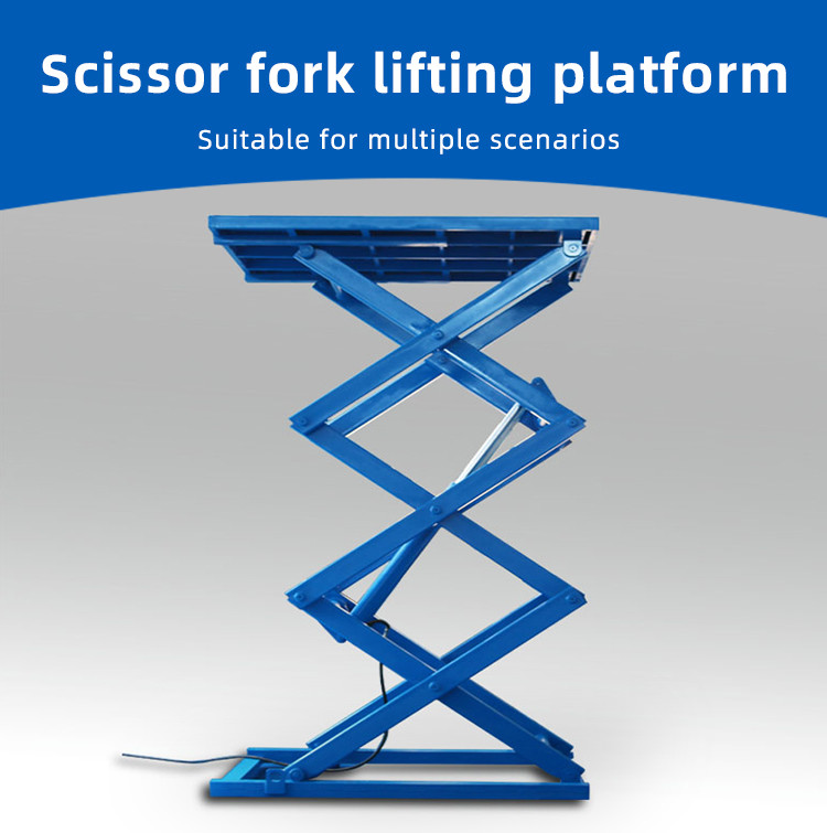 Anti Skid Electric Hydraulic Lift 10000kg Electric Stationary Lift Table