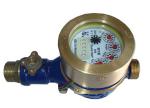 15 mm EMC E1 Prepayment Water Meter , Pure Brass Residential Water Meter
