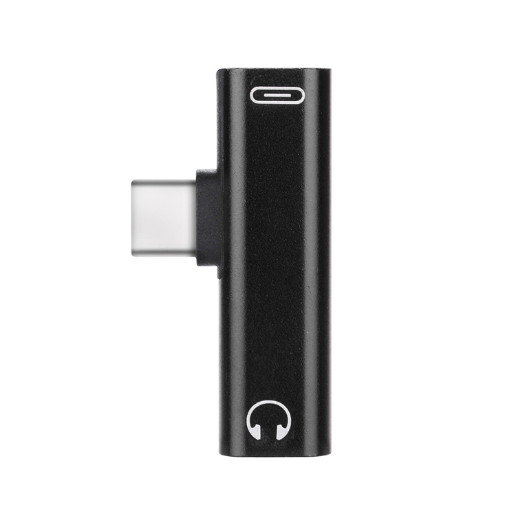 2 in 1 USB Type C to 3.5mm Jack PD Charging Headphone Audio Adapter
