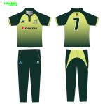 Sublimated Cricket Jersey Uniform Sportswear Latest Own Design
