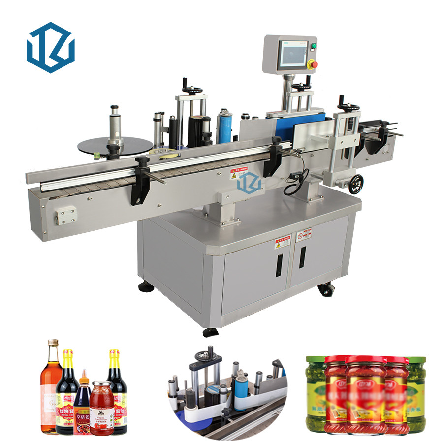 5000 Pcs / Hour Automatic Sticker Label Machine For Glass Plastic Bottle Easy To Operate