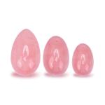 50x35mm 54g Kegel Exercise Yoni Rose Quartz Egg Crystal Yoni Eggs