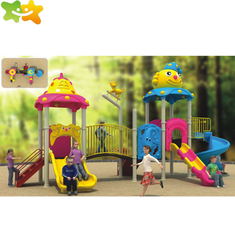 European Standard Plastic Playground Slide For Child 3-14 Years Old