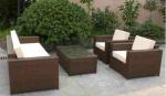4pcs garden rattan sofas
