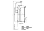 150psi 1Mpa Multi cartridge filter housing for reverse osmosis water treatment