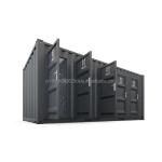 Steel Public Restrooms Flat Pack Customized Modern Design Prefab Container House