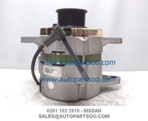 Wholesale 0201-102-2910 23100-97507 - NISSAN Alternator 24V 50A Alternadores UD trucks NF6T, PF6 from china suppliers