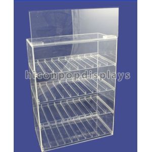 Tobacco Custom Acrylic Display Case Transparent Waterproof OEM Service