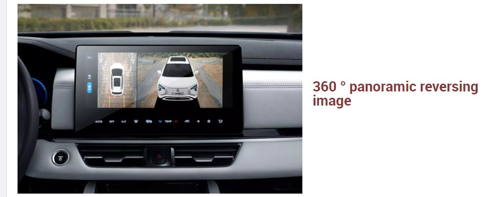 520km Range Mitsubishi AIRTREK Chinese Electric Car 4 Four Wheel Car Vehicle Length x width x height mm 4630*1920*1728