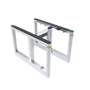 China DC Brushless Motor Pedestrian Swing Gate Portable Turnstile Biometric Access Control on sale
