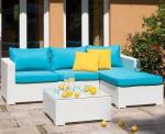 Outdoor Garden sofa sets patio All weather Poly Rattan wicker Furniture