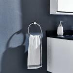 6.6 Inch Bathroom Towel Rings OEM Modern Polished Chrome Towel Bar Stainless