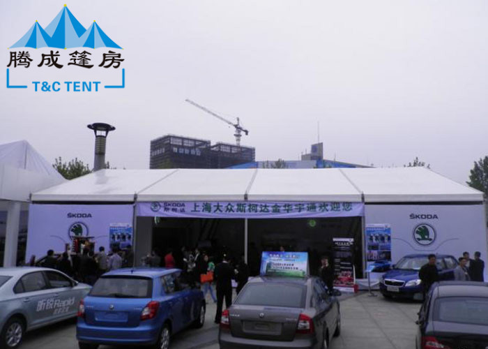 Outdoor Inflatable Roof Cover Trade Show Tents Flexible Poles For All Weather