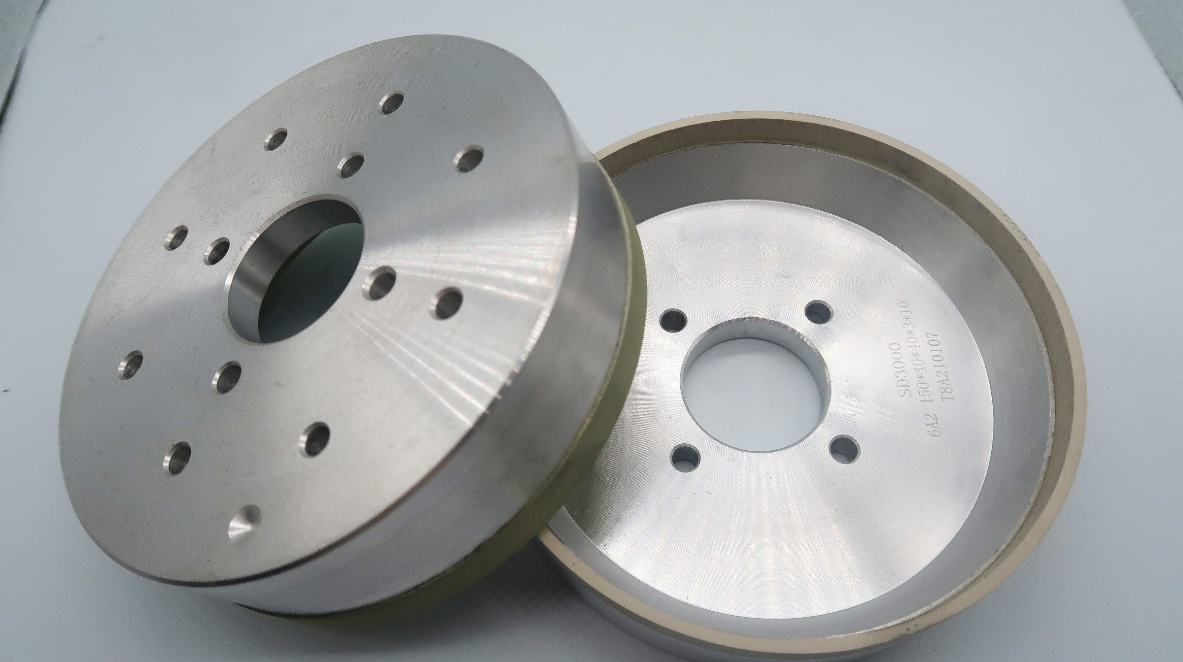 150 Diameter Pcd / Pcbn Electroplated Diamond Grinding Wheels Cup Shaped