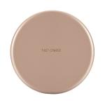 Urtra slim round Qi Fast Wireless Charging desktop charger for all cell phones