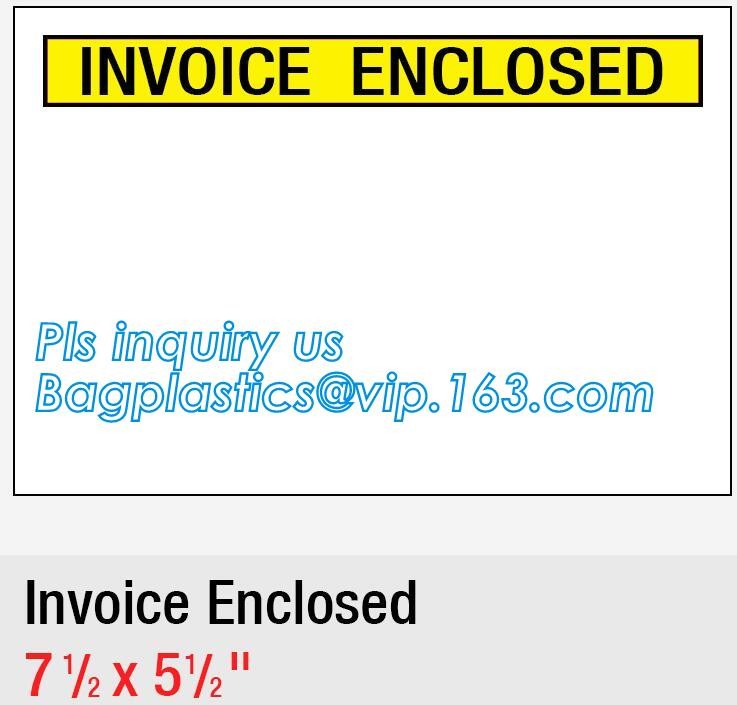 DHL Packing List Envelope, Paper Courier Bags, Mailing Bag, FedEx Zip lockk packing list envelope, Custom printing PE pack