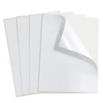 A4 Sheet BOPP Self Adhesive Sticky Labels Silver Hot Stamping