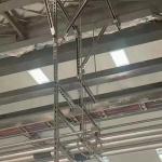 Corrosion Resistant Seismic Shock Bracket 100-300mm Silver Bolted Installation
