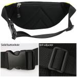 Red Yellow Women Designer Waterproof Waist Bag Solid Color Multi Storey