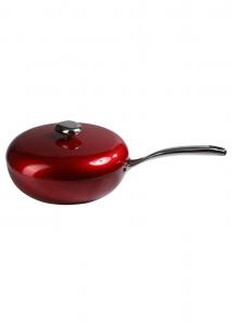 China Wearproof  Coating Non Stick Woks Pan Less Oil 5mm Thickness on sale