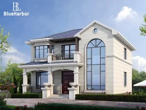 Wholesale Fireproof Prefab Steel House Luxury Light Steel Modular Villa from china suppliers