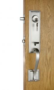 Wholesale Interior Modern Entry Door Handlesets Satin Nickel American Standard Cylinder from china suppliers