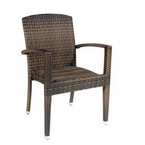 Wholesale Waterproof UV resist aluminum beach chairs wholesale stackable deck chair wicker plastic ratan chair---YSC001 from china suppliers