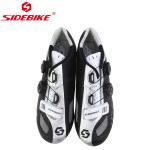 Durable Road Racing Bicycle Shoes , Black Road Cycling Shoes OEM / ODM Accept