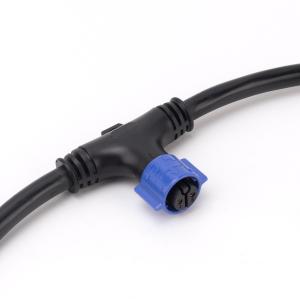 Wholesale IP67 Male Female PVC T Type Waterproof Connector For LED Light from china suppliers