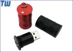 Aluminum Alloy Oil Barrel Mini 4GB Pen Drive USB Memory Stick Free Key Ring
