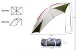 210D PU3000MM Outdoor Roof Top Tent White Camping Car Side Awning Rooftop