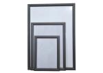 Anodised Customized 6005 T66 Industrial Aluminium Profile Tv Frame / Photo Snap