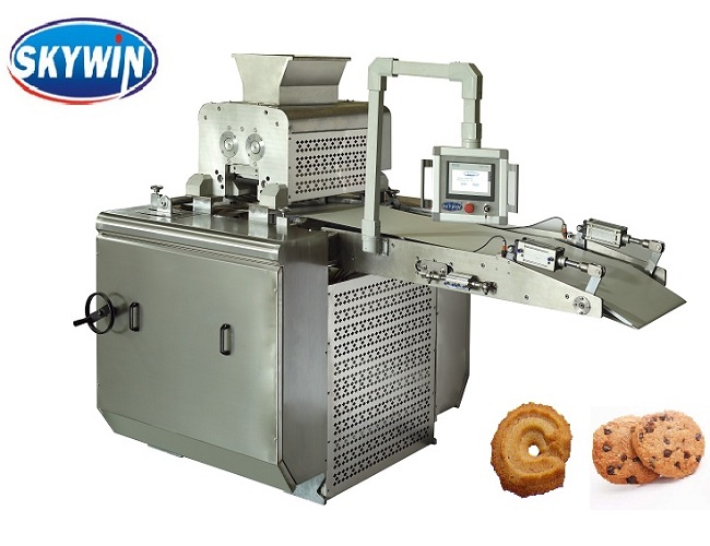 Mini 400MM Tray Type PLC Cookie Making Machine High Productivity