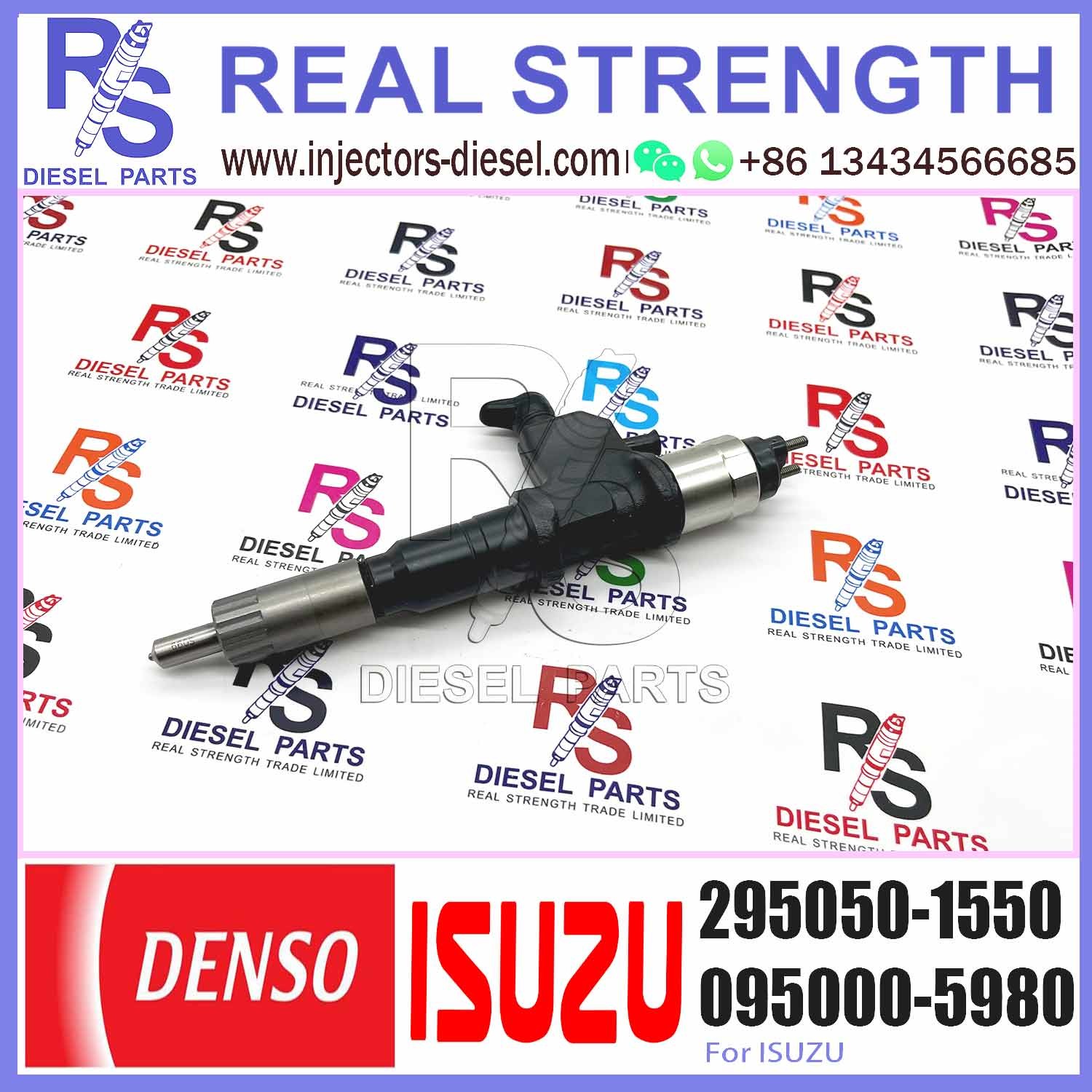 Common Rail Injector 295050-2990 8-98259290-0 898259290 295050-1550 For ISUZU 6WG1 engine