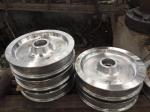 Cast Iron Crane Trolley Wheels 300-2300mm Diameter For Railway Cart Applied