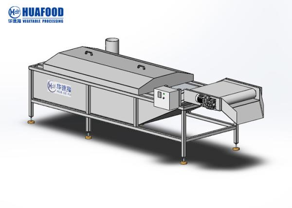 Industrial Electric Heating Vegetable Blanching Machine Corn And Potato