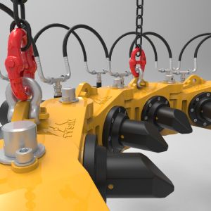 Concrete Cutter Hydraulic Pile Breaker Road Construction Round Multiple Module