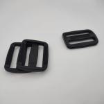 Backpack Black Plastic Tri Glide Buckle Adjustable Bag Strap Buckle