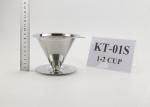 Reusable Stainless Steel Paperless Coffee Dripper With Cup Stand , Eco -
