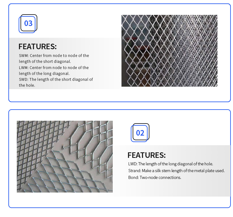 Manufacturers direct diamond steel plate mesh mechanical anti decoration ceiling muffler ventilation net galvanized stainless st