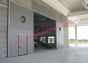 Wholesale Large Openings Vertical Sliding Industrial Garage Doors Motorised Heavy Sliding Doors With Steel Track from china suppliers