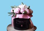 Colorful Collapsible Round Flower Box For Preserve Fresh Flower Recyclable